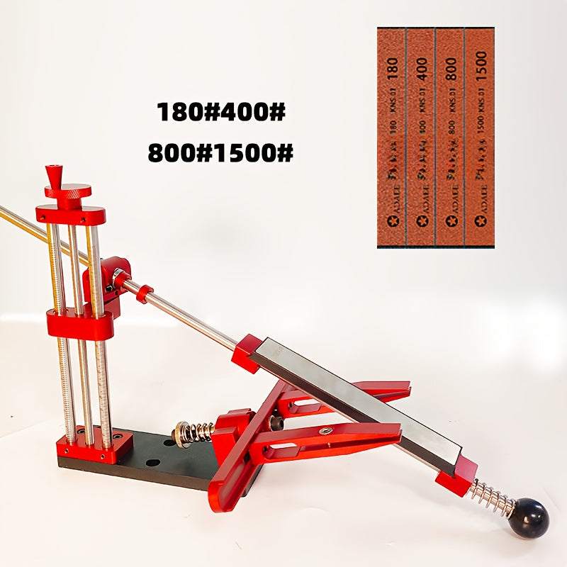 Barqaror burchak aylantirish va burilish tizimi bilan professional pichoq silliqlash mashinasi va qattiq toshlar.