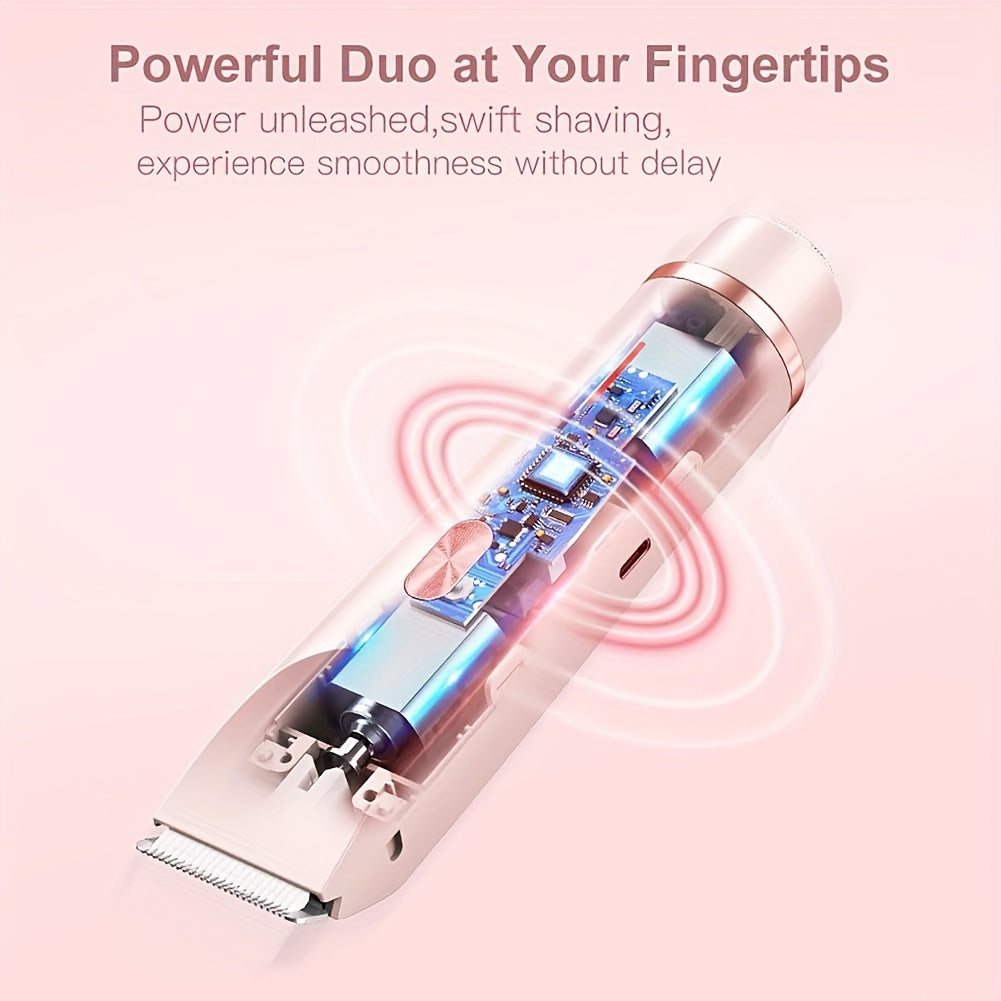 Afeitadora eléctrica para mujer húmeda y seca, de viaje, con doble cabezal, recargable, de acero inoxidable

Source:
Women's Electric Shaver Wet Dry Travel Dual-Head Rechargeable Stainless Steel