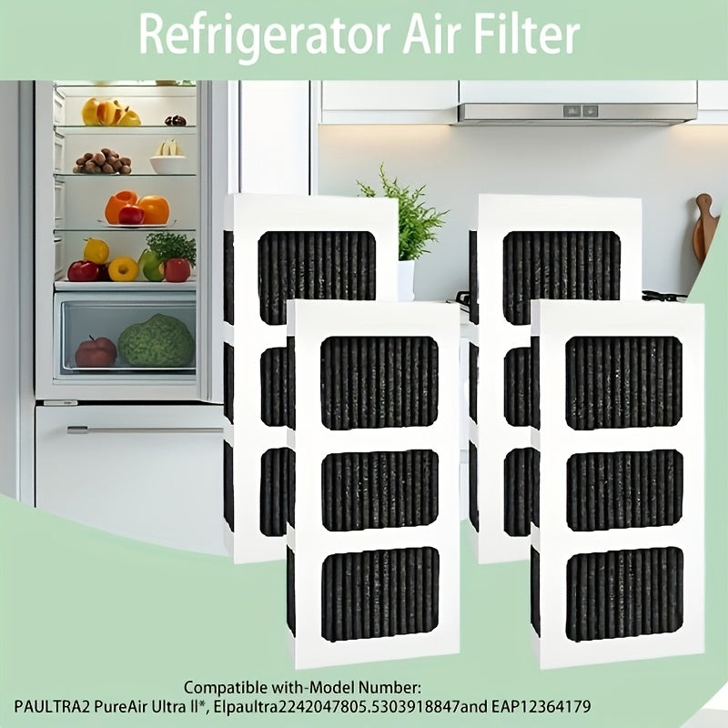 Комплект из 4 активированных угольных фильтров для холодильника для Frigidaire и Electrolux