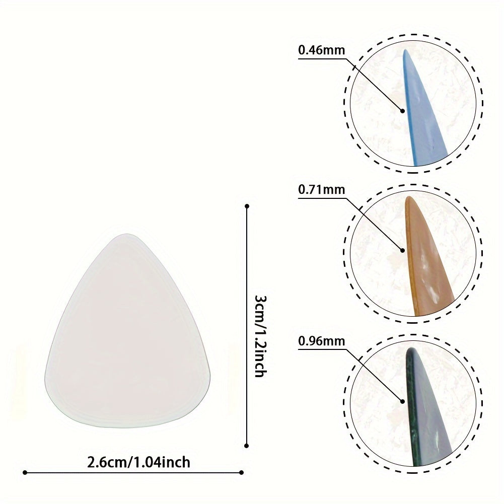 Assorted Guitar Picks Set of 20 50 100 Thin Medium Thick for Electric Acoustic Bass