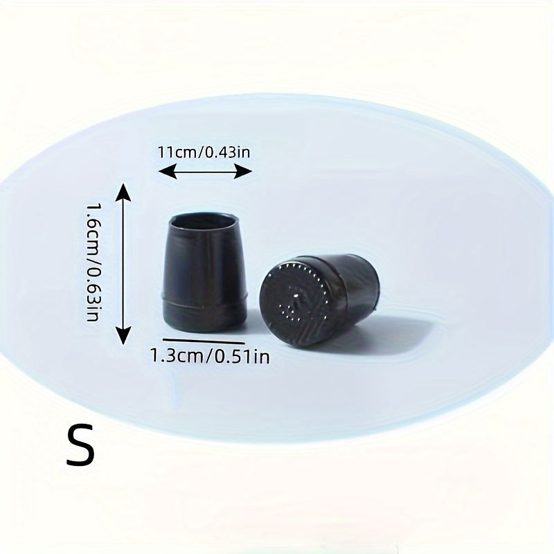 Women's Plastic Heel Covers for High Heels Silent Anti-Slip Noise Reduction in 4 Sizes