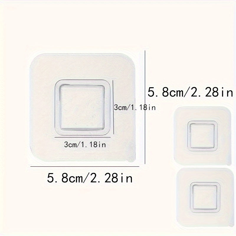 Waterproof Shower Phone Holder with 3 Clear Plastic Wall Hooks for Bathroom Kitchen