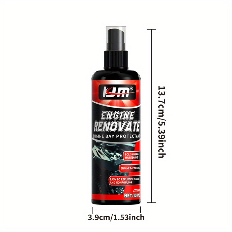 Automotive Engine Compartment Refurbishment Kit 100ml Protective Coating and Degreaser