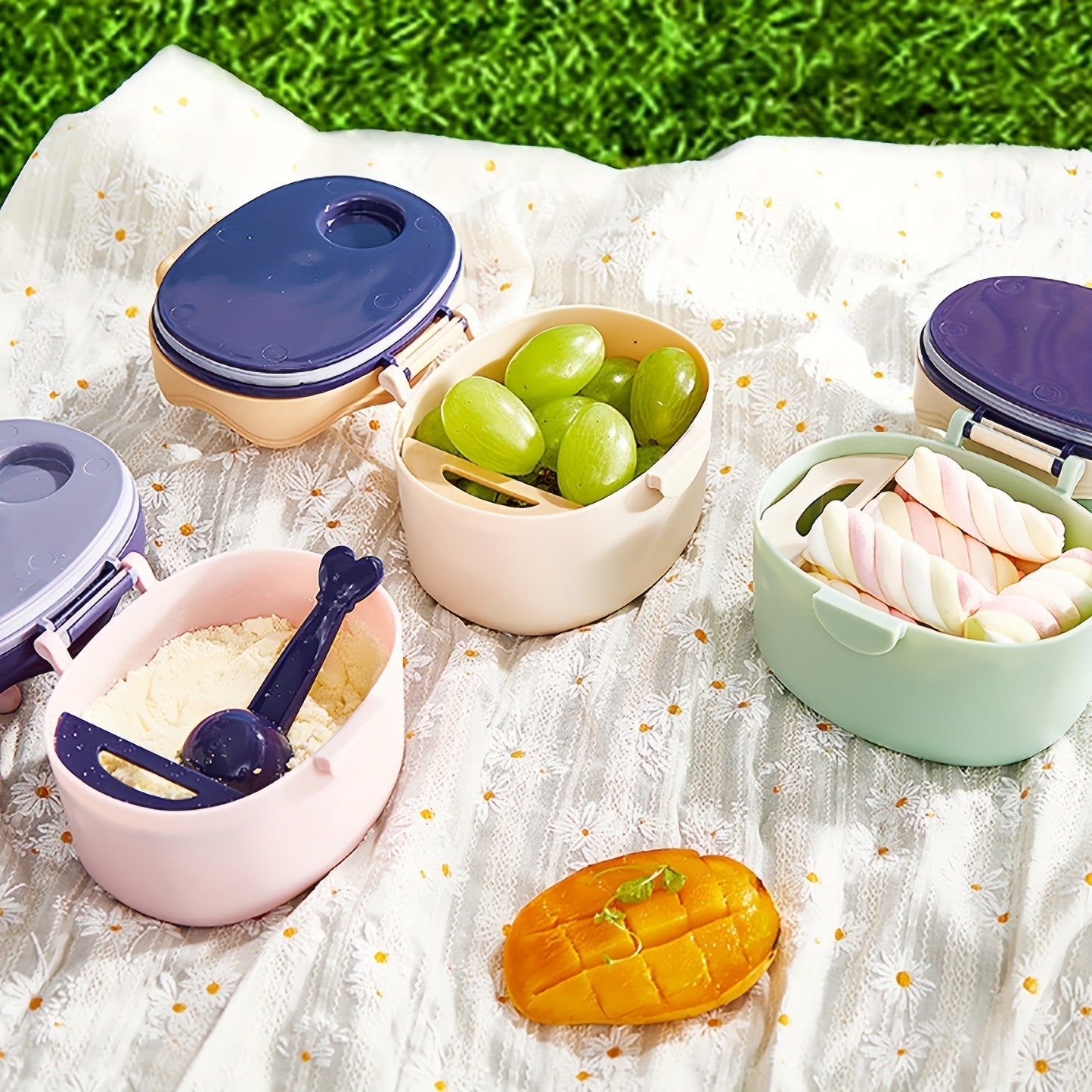 Personalized Baby Milk Powder Storage Box Portable Travel Organizer with Name