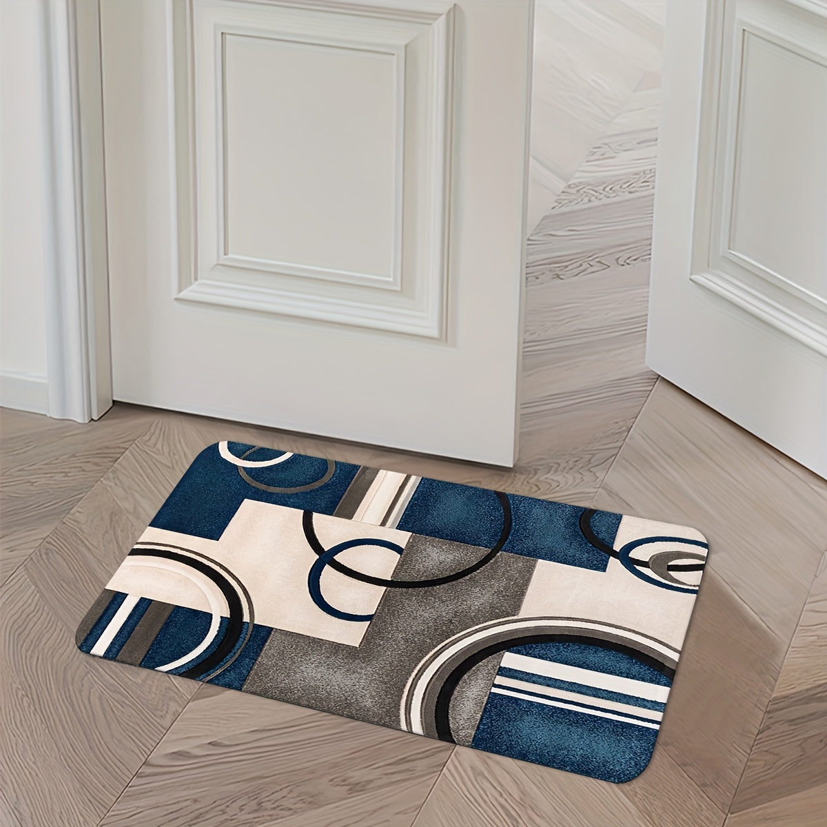 Non-Slip Absorbent Entryway Mat in Multiple Sizes for Home Use