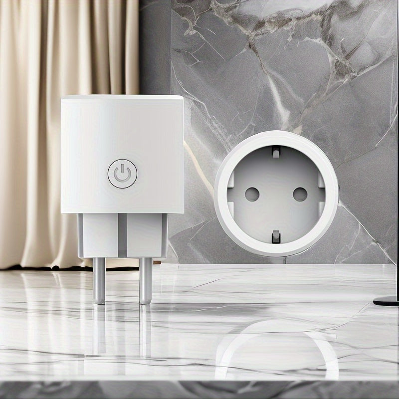 Enchufe inteligente WiFi mini 2 unidades Alexa Google Home App control remoto temporizador 16A 3840W enchufe europeo