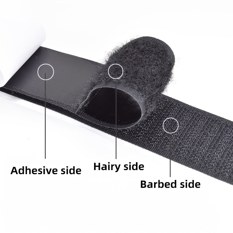 Cinta adhesiva magnética de 6 metros para pantallas, ventanas y puertas con lados de cabello y espinas