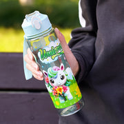 Pony Themed 25oz Leakproof Water Bottle with Straw for Camping Travel and Fitness