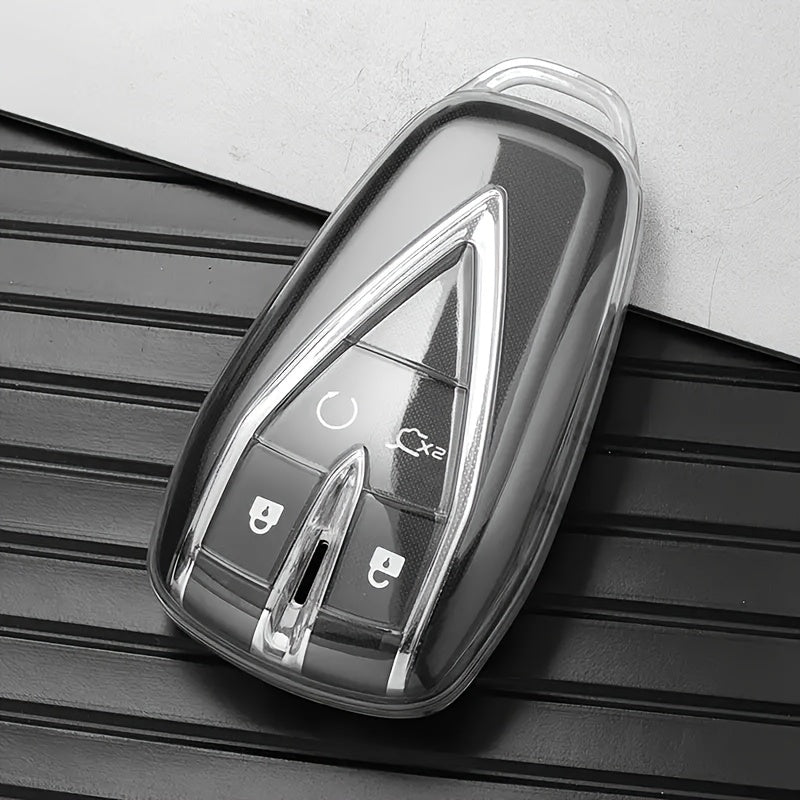 Premium TPU Car Key Case for SUVs Durable Protective Shell Compatible with Multiple Models