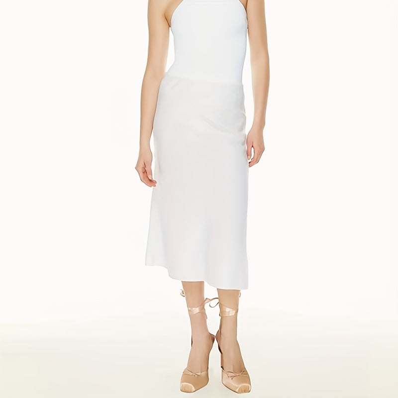 Women's Satin Bow Ankle Strap High Heels for Party Formal Events Apricot