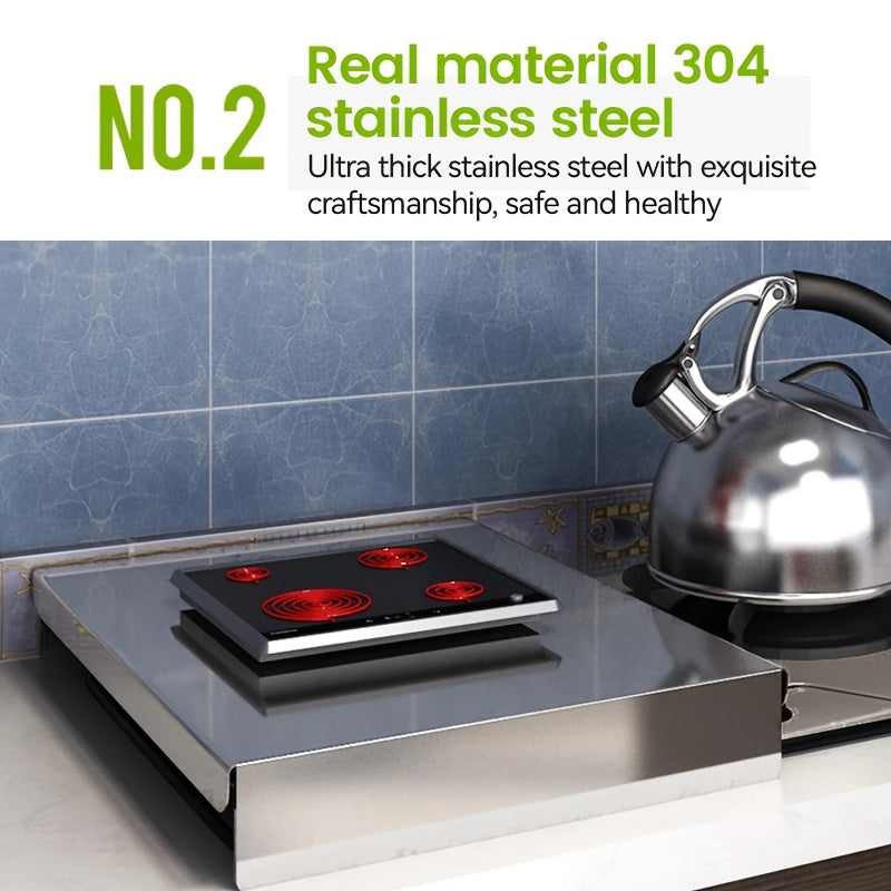 Zanglamaydigan po'latdan yasalgan pechning yonish joyi asosiy qismi, qopqoq tutqich bilan. Gaz va induksiya pechlari uchun ko'p funksiyali tashkilotchi. Joyni tejovchi dizayn, oson boshqaruv kirish imkoniyati bilan. Zamonaviy material bilan bardoshli.