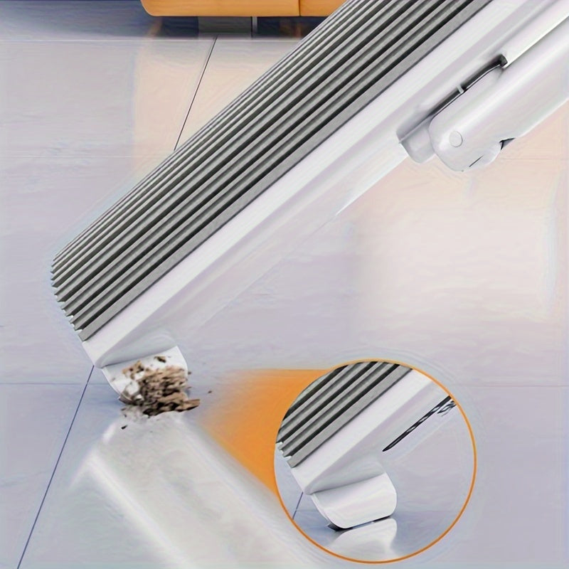 Qoʻlni qoʻllamasdan oʻz-oʻzidan siqiladigan mop, silikonga oʻralgan, zanglamaydigan poʻlatdan yasalgan, hoʻl va quruq polni tozalash uchun