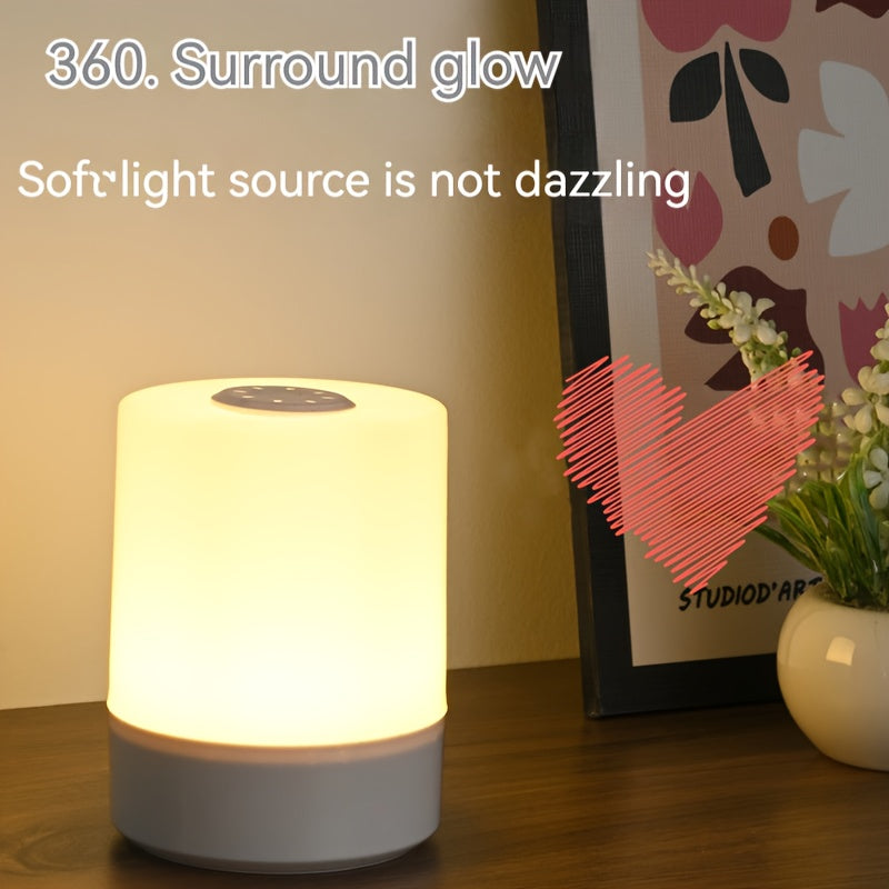 Lámpara de escritorio LED ajustable con batería recargable USB, control táctil, 3 temperaturas de color para lectura, dormitorio, estudio, oficina