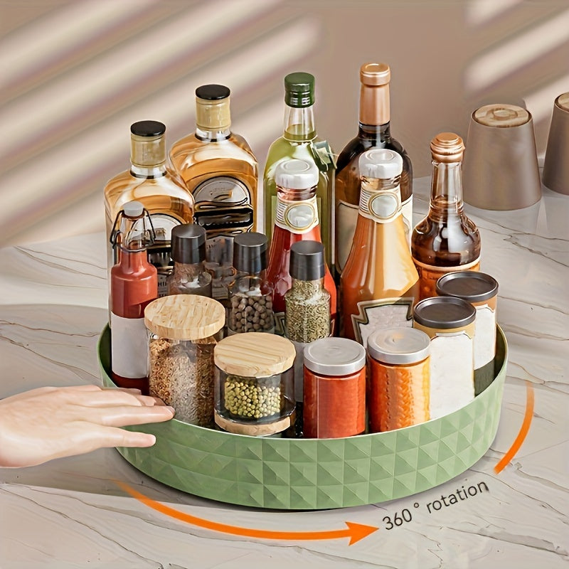 Ko'p funksiyali aylanuvchi tashkilotchisi - Joyni tejaydigan ziravorlar va ta'mlar racki, oshxona, yotoqxona va yotoq xonasi uchun kosmetik saqlash qutisi