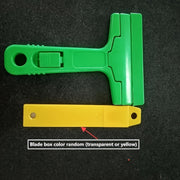 Cleaning Tool Set with 4-Inch Knife and 10 Blades for Glass, Floor, Wallpaper