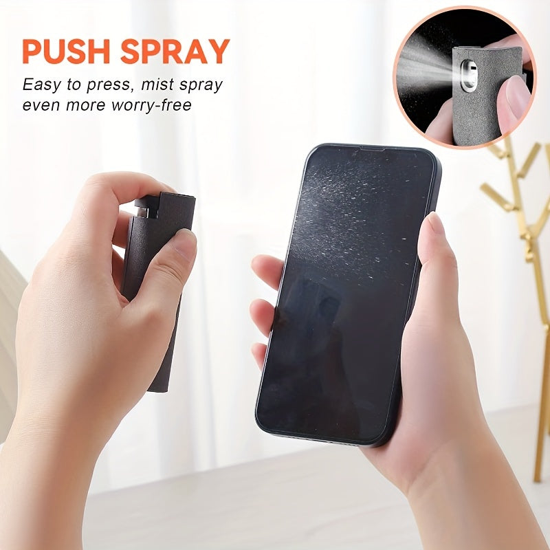 2-in-1 Screen Cleaner Spray and Microfiber Cloth for Phones Laptops Tablets