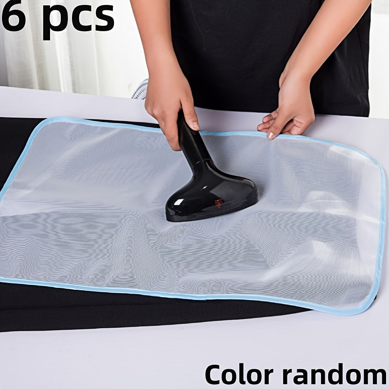 Mesh Laundry Pads for Ironing Clothes 6-Pack Non-Slip Heat Resistant Protects Garments