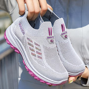 Women's Breathable Soft Casual Sports Shoes Low Top Solid Color All-Season