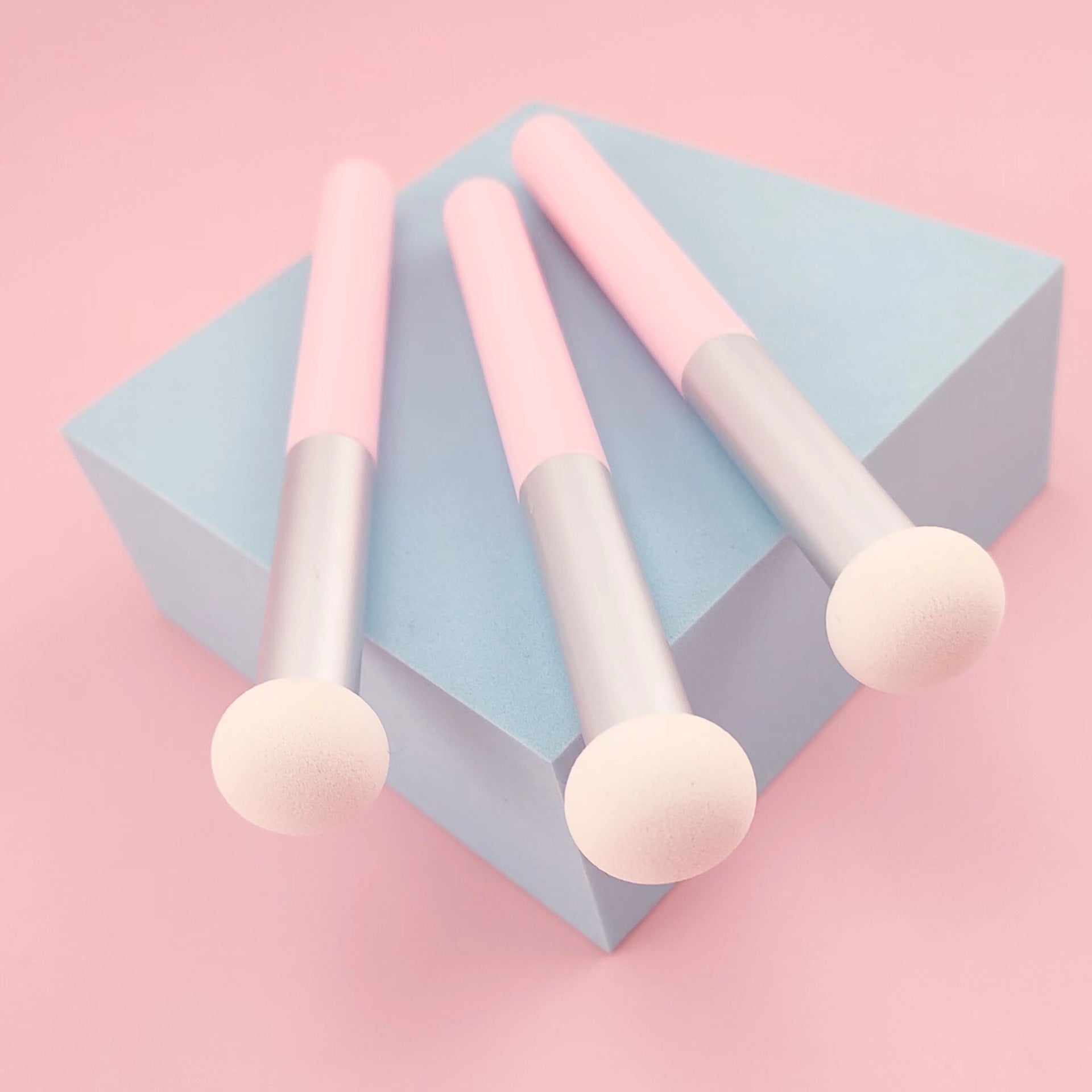 Pink Concealer Brush Round Head Sponge Makeup Brush for Face FAQs