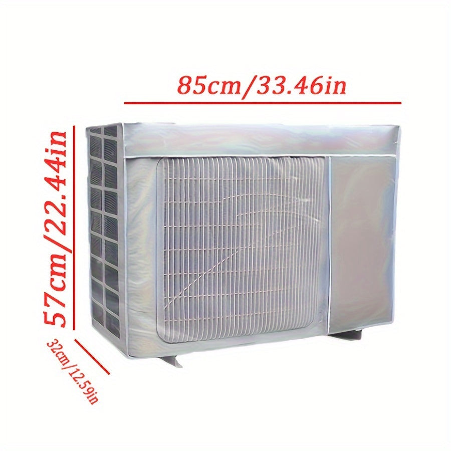 Outdoor Air Conditioner Cover Waterproof UV-Resistant Oxford Cloth Durable Mesh