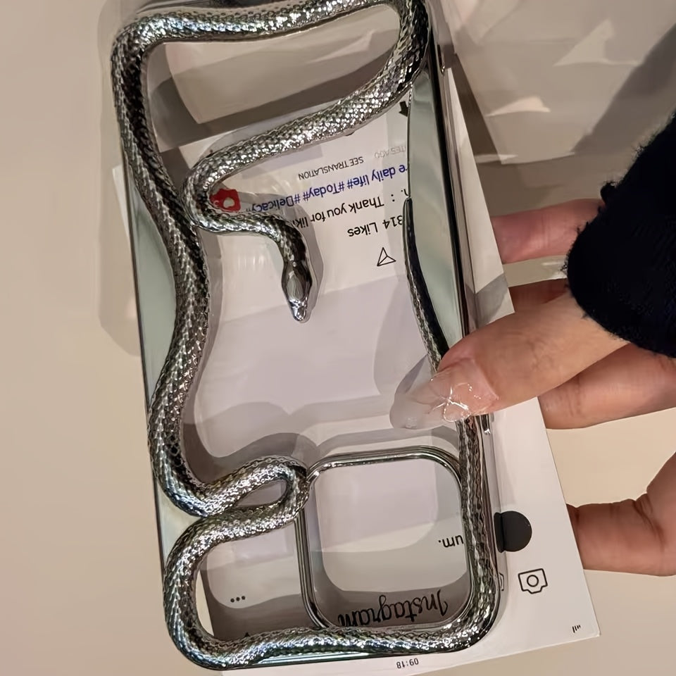 Hollow Snake TPU Phone Case for iPhone 12 13 14 15 Pro Max Unisex