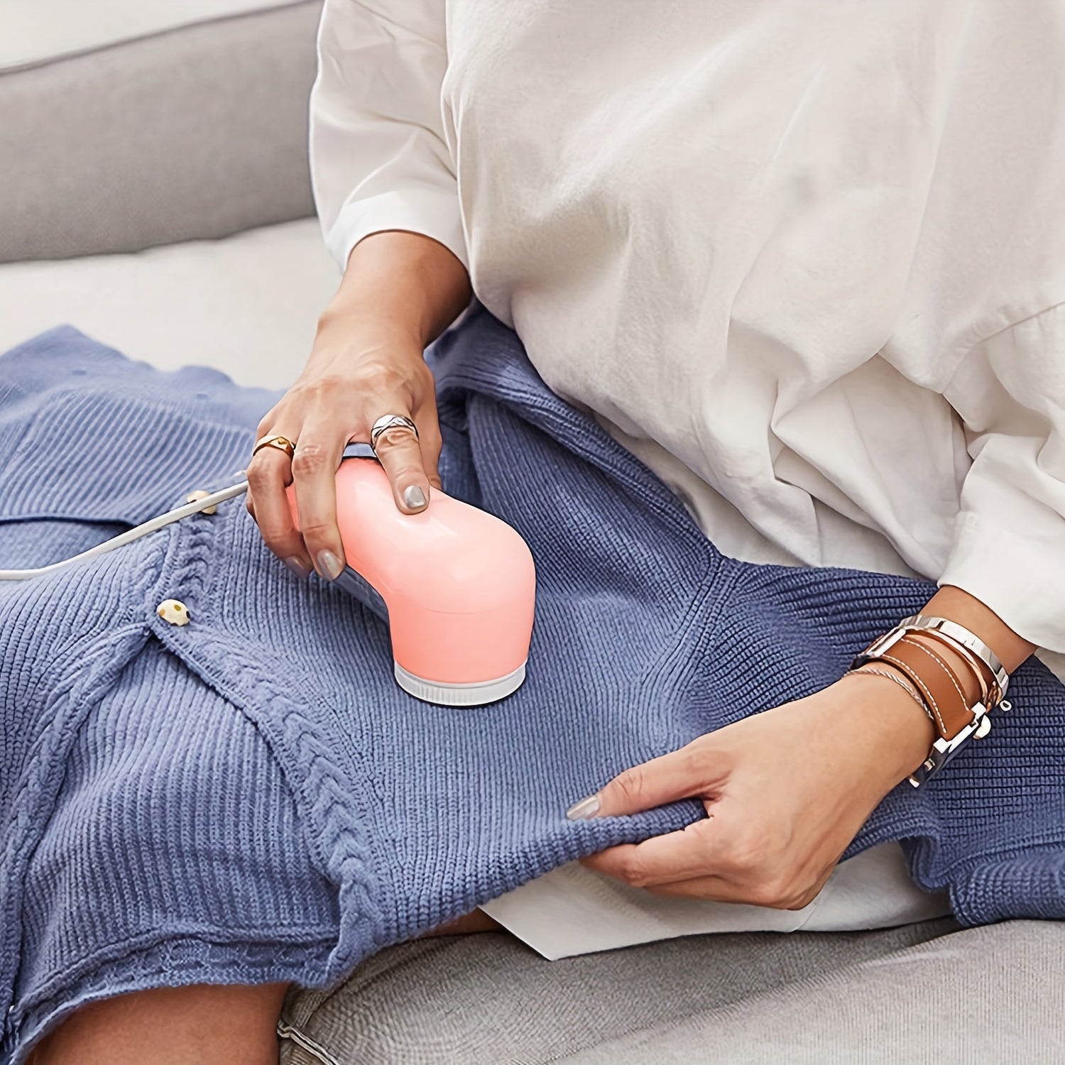 USB Powered Lint Remover for Clothes Bedding Carpets Sofas Automatic Fabric Shaver