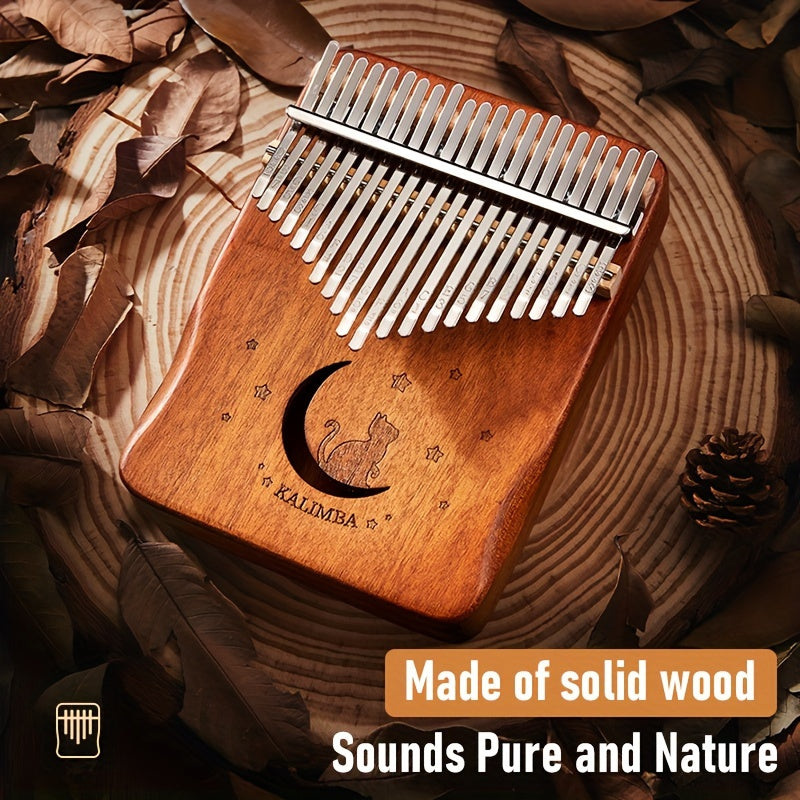 Boshlovchilar uchun 21 kalitli kalimba barmoq pianino to'plami, ko'p rangli musiqa asbobi