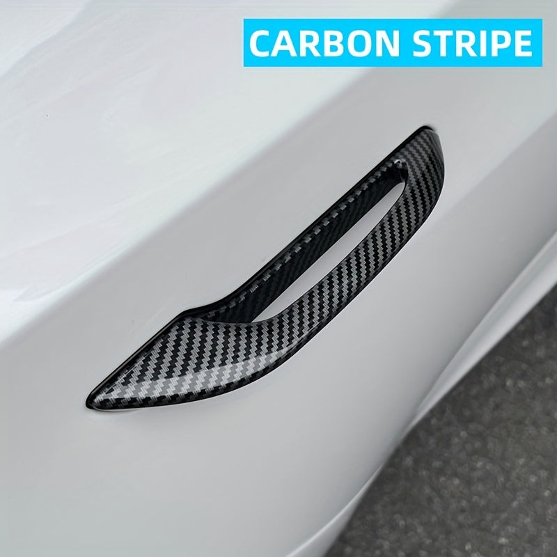 Car Door Handle Stickers for Tesla Model 3 and Y Anti-Freeze Protection Set of 4