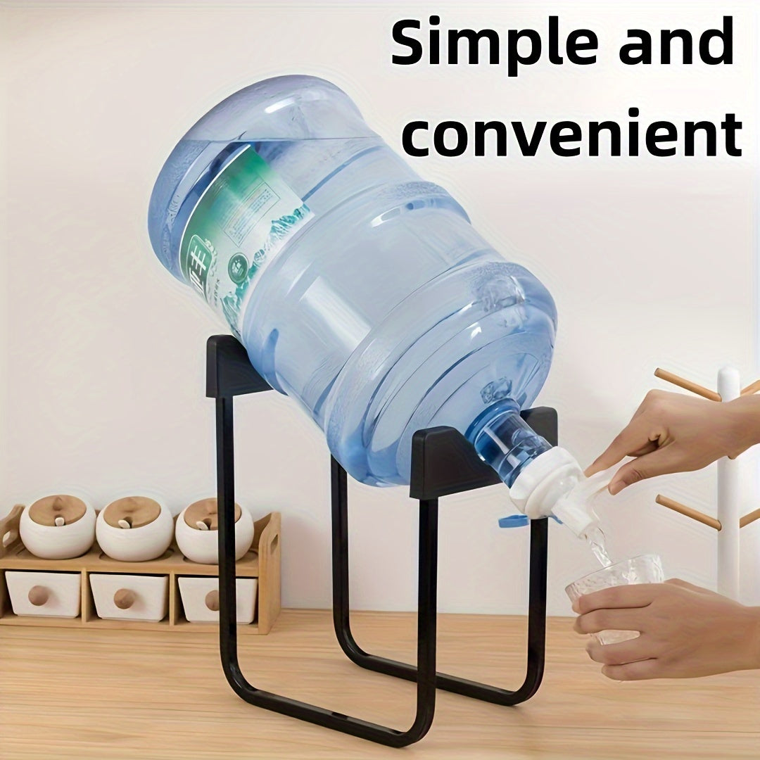 Metal Bucket Rack Space Saver for Kitchen Office Storage Easy to Assemble