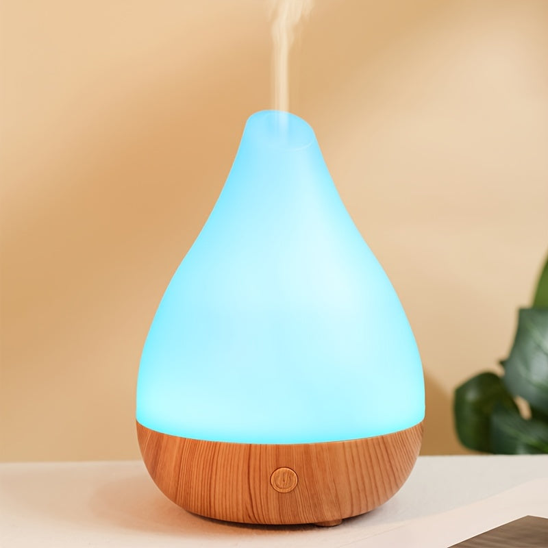 Wood Print Humidifier with Aromatherapy Diffuser for Home Office Travel Relaxation