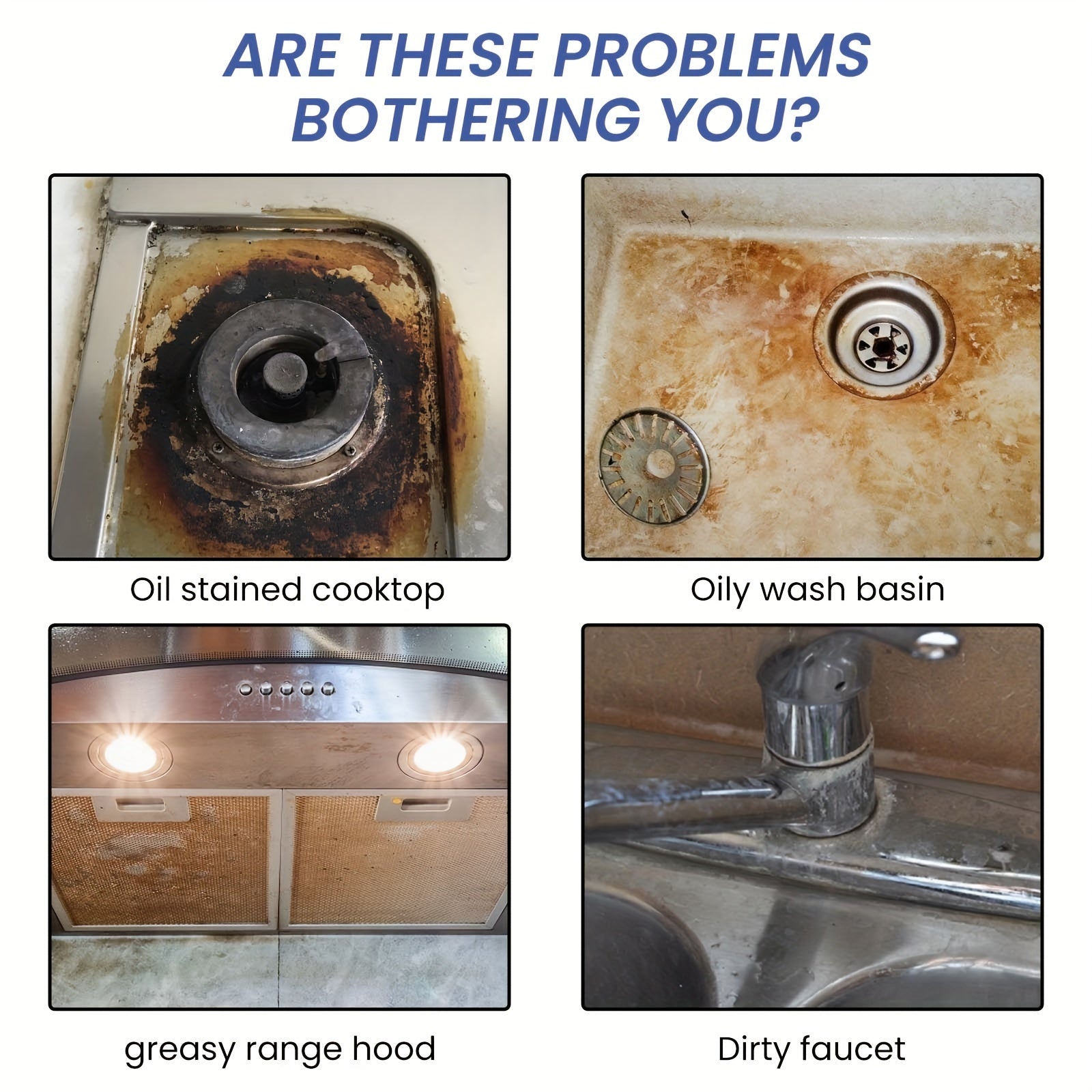 20 Kitchen Cleaning Effervescent Tablets for Stubborn Stain Removal