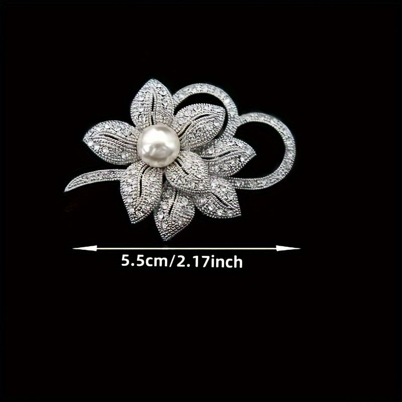 Ayollar uchun Ziyofat sovg‘asi aksessuari uchun nafis tilla gul bej irg‘it pin