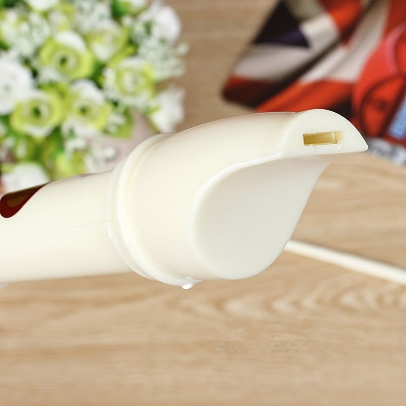 Plastic White Bass Flute with Cleaning Stick for Practice and Performance