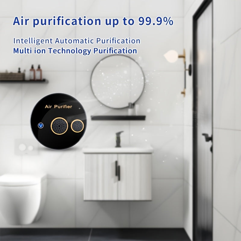 Compact Dual Core USB Air Purifier For Bedroom Car Odor Dust Removal