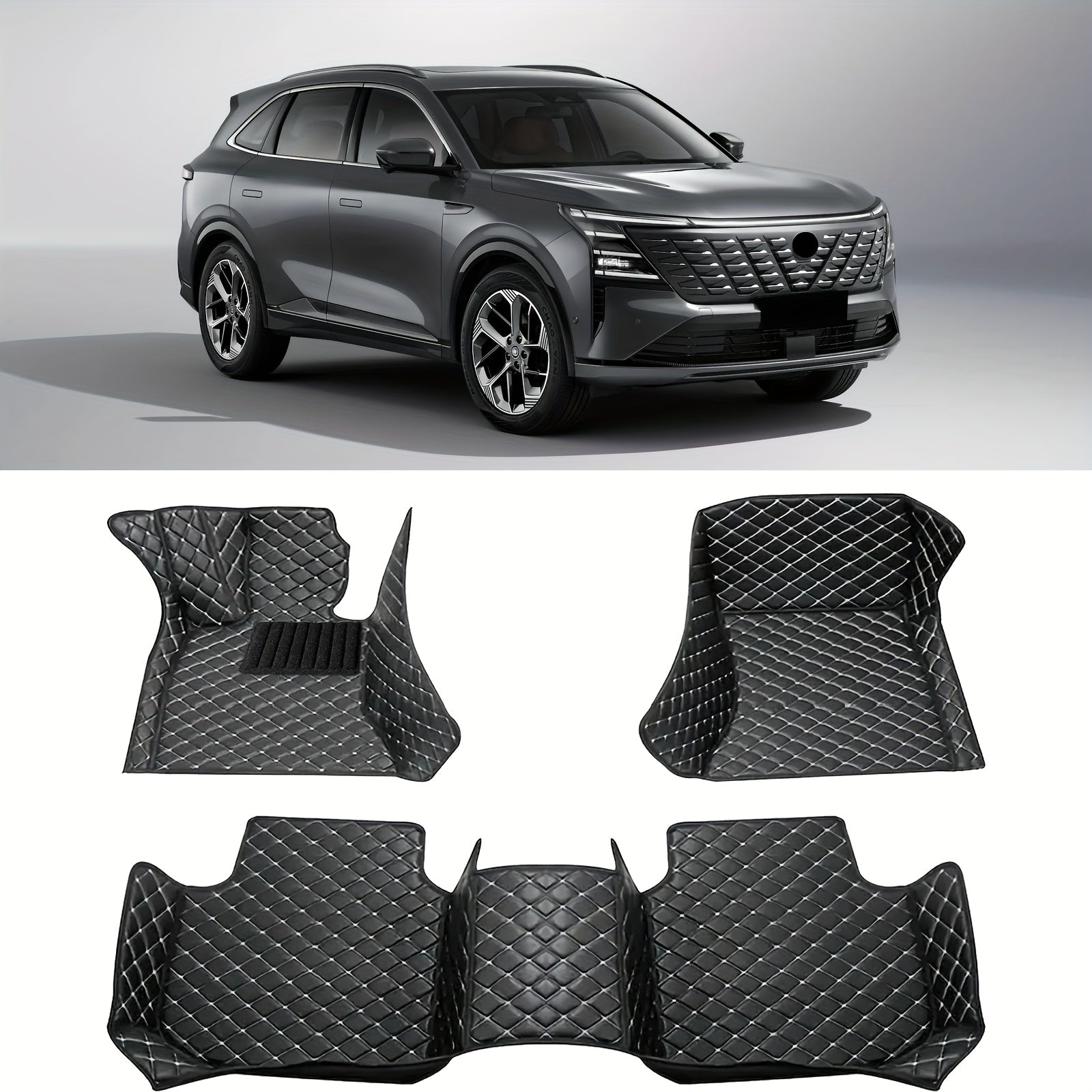 Luks faux charmashli avtomobil mato to'plami 2025 SUV uchun barcha ob-havo sharoitlariga chidamli