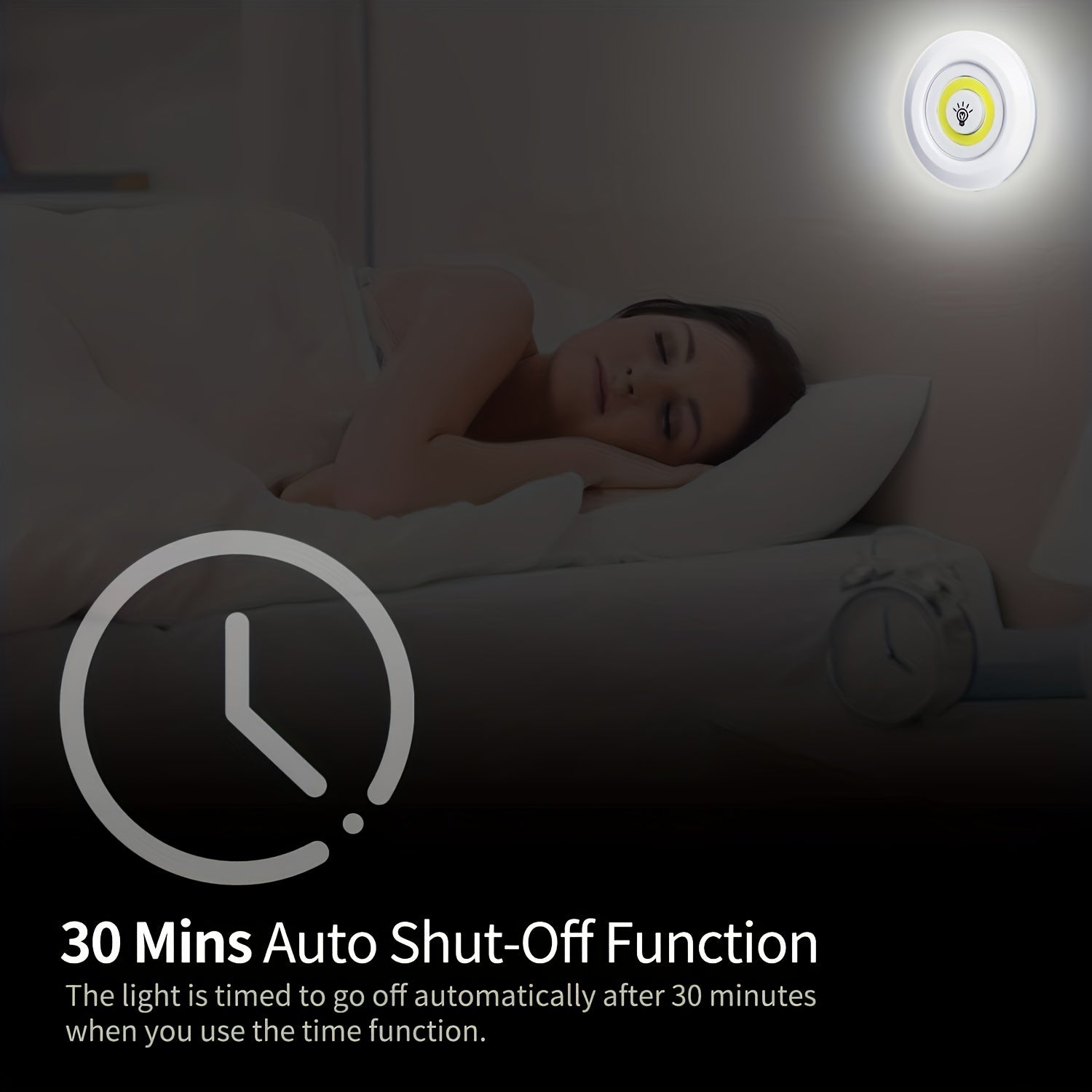 LED Night Lights Set with Remote Control Cordless Night Lights for Home Decor