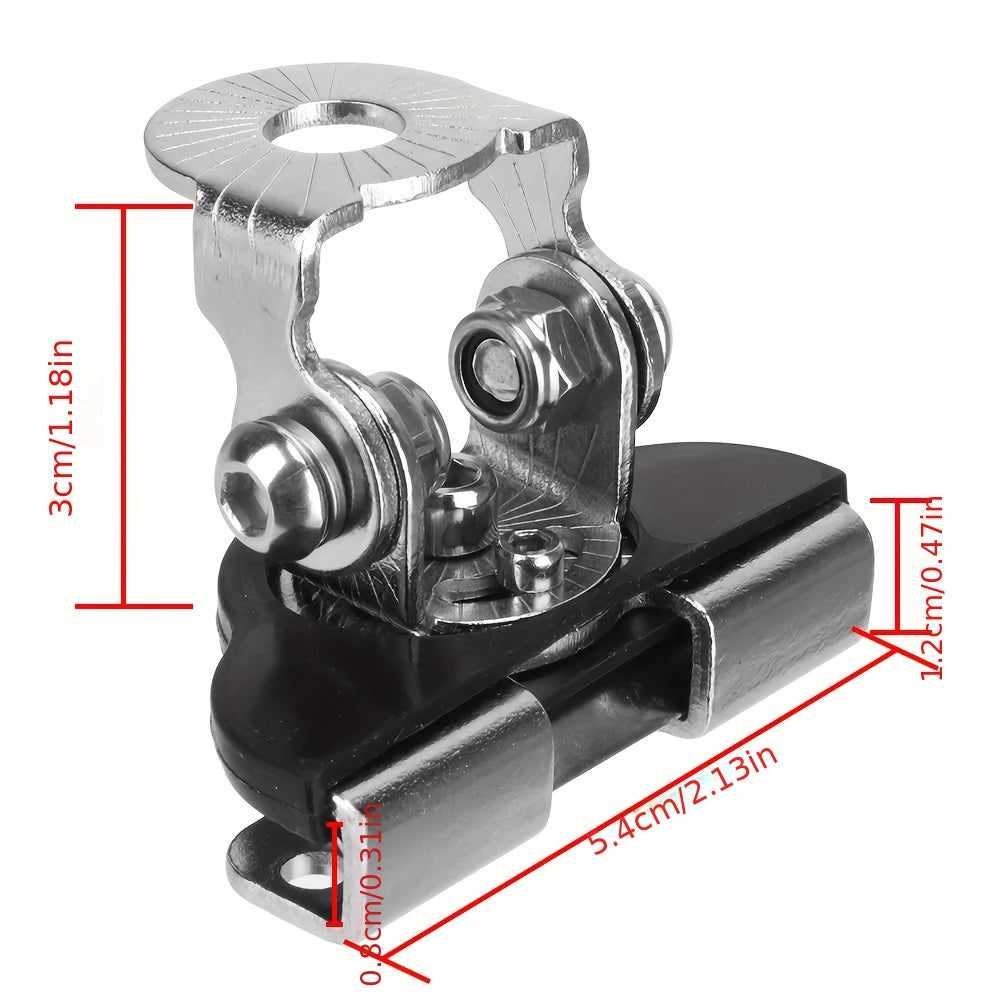 2 Pack Stainless Steel LED Light Bar Mounting Brackets for Off-Road Vehicles