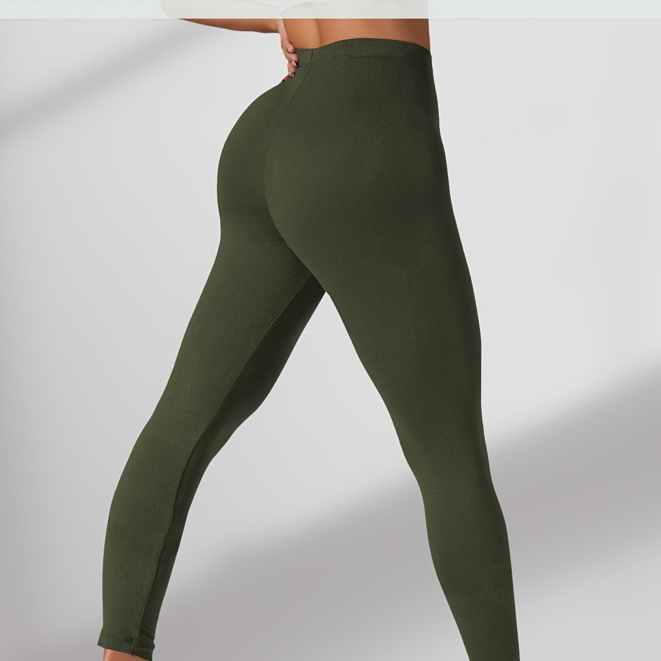 Plus Size Soft Yoga Leggings for Women Athletic Running High Stretch