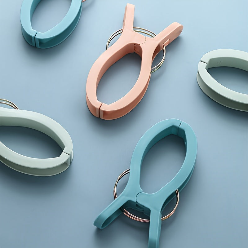 Juego de 6 pinzas de ropa de plástico extra grandes a prueba de viento para secar y uso en exteriores