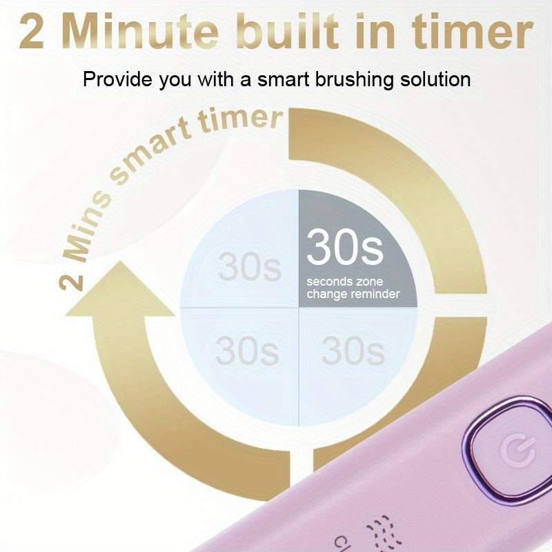 Sayohat qutisi va 8 ta o‘rnini bosadigan boshlar bilan elektr soniqli tish cho‘tkasi