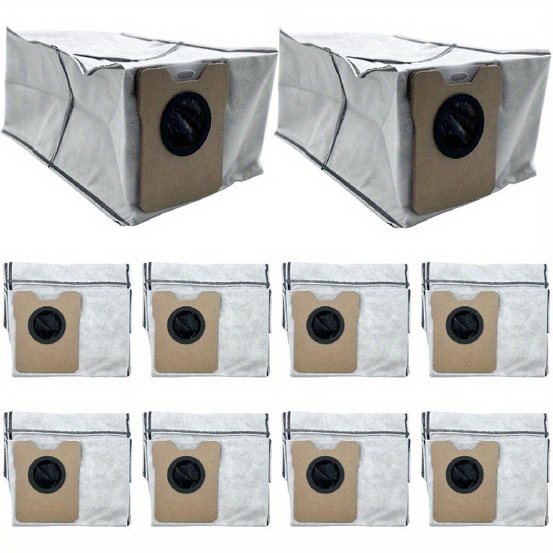 10PCS Dust Bags for Robot Vacuum Cleaner 3L Capacity 4-Layer Disposable Compatible with Eufy C20 Omni
