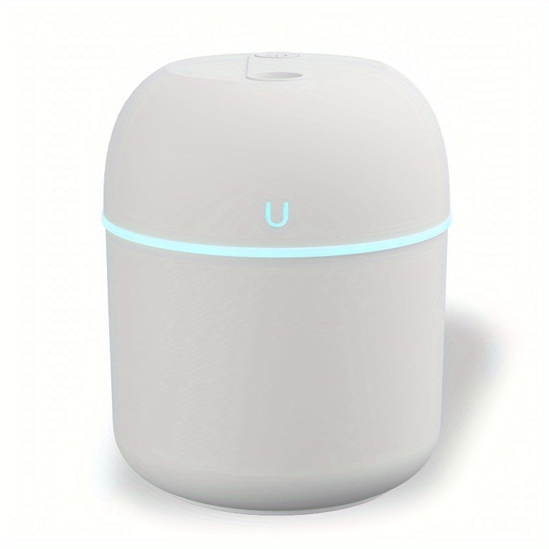 White Aroma Diffuser Humidifier with Night Light, Cold Mist, Quiet Operation