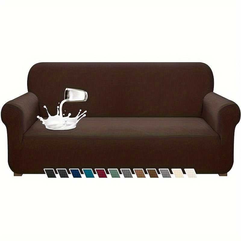 Waterproof Sofa Cover Pet-Friendly Machine Washable Fits Armchair to Sectional Polyester Spandex