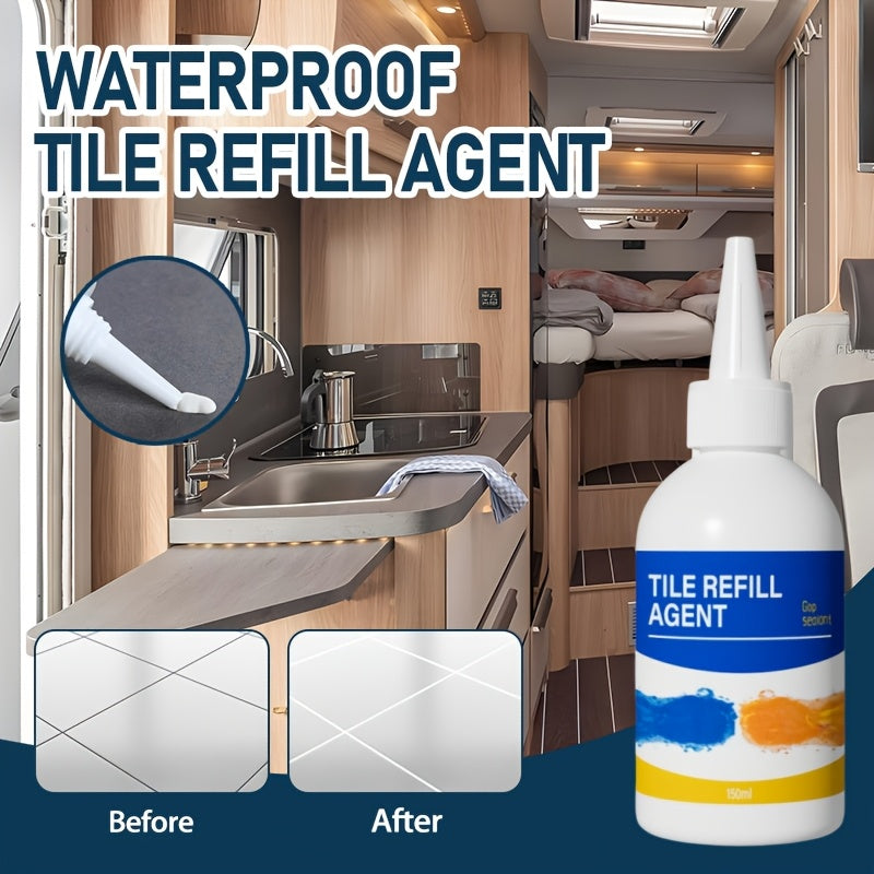 White Ceramic Tile Sealer Waterproof Grout Filler for Interior Exterior Repair