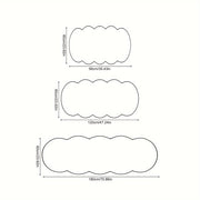 Мягкий плюшевый коврик для зоны, нескользящий, моющийся, подушка для дивана или входной коврик