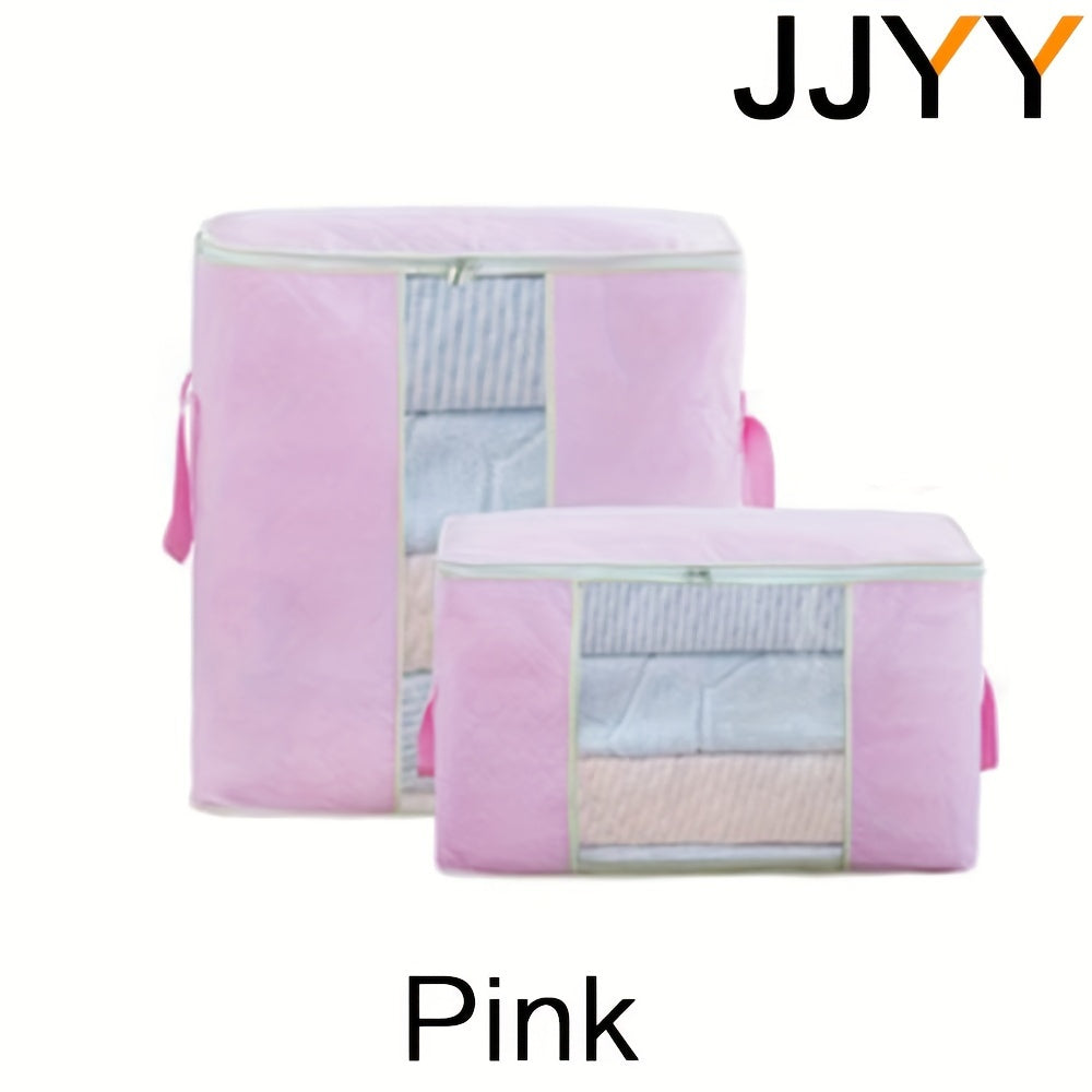 Caja de almacenamiento de gran capacidad de fibra no tejida para ropa, ropa de cama, toallas, plegable, duradera