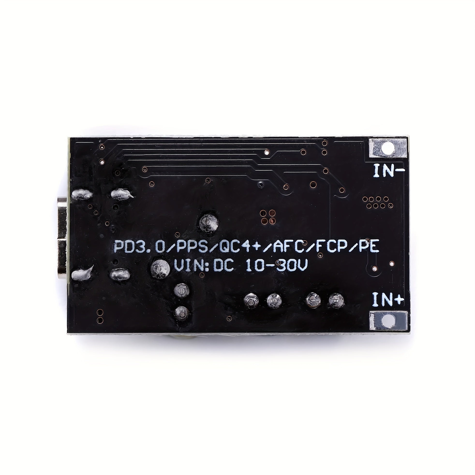 Sanoat darajasidagi favqulodda telefon zaryadlash taxtasi, DIY zaryadlovchilar uchun QC3.0 tez zaryad moduli bilan. Shisha tolali material, DC pasaytiruvchi 10-30V, ishlash kuchlanishi ≤36V qattiq simli quvvat rejimi uchun.