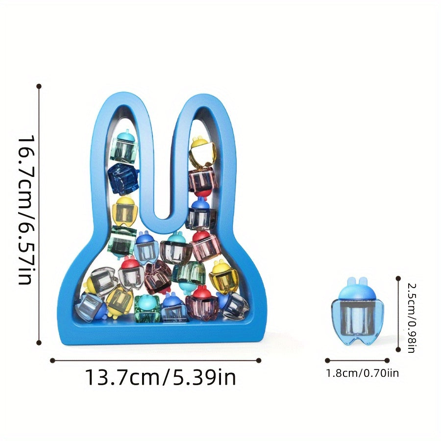 Kids Tooth Keepsake Box Bunny Shape ABS Resin Memory Storage for Children