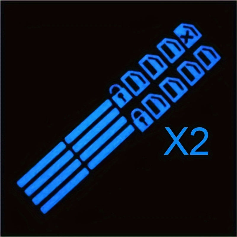 36PCS Luminous Car Stickers Fluorescent Auto Interior Night Vision Decals