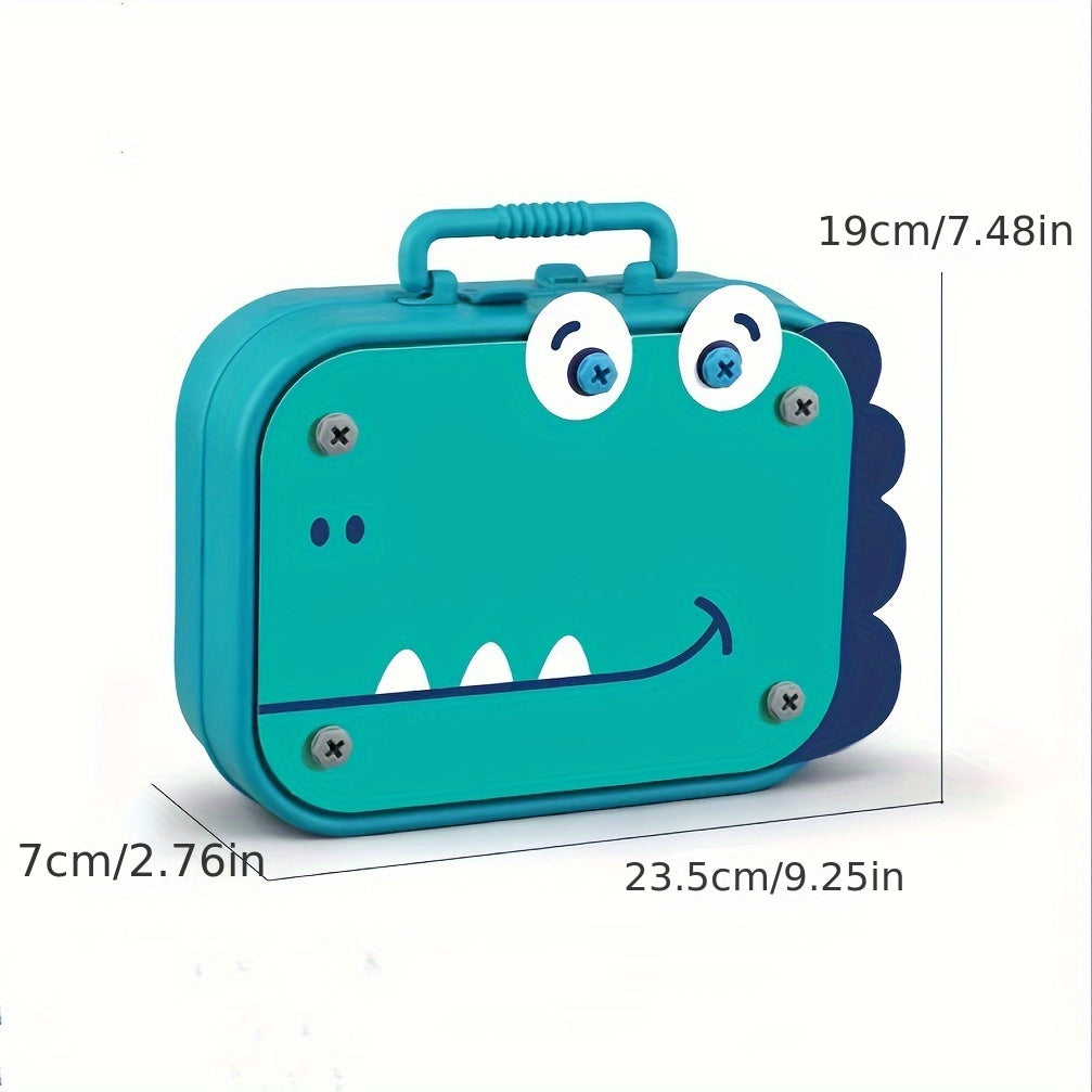 Bolalar uchun ta'limiy o'yinchoq to'plami, vintli va ta'mirlash to'plami bilan, bardoshli qizil plastmassa, qo'l-ko'z muvofiqligini rivojlantiradi